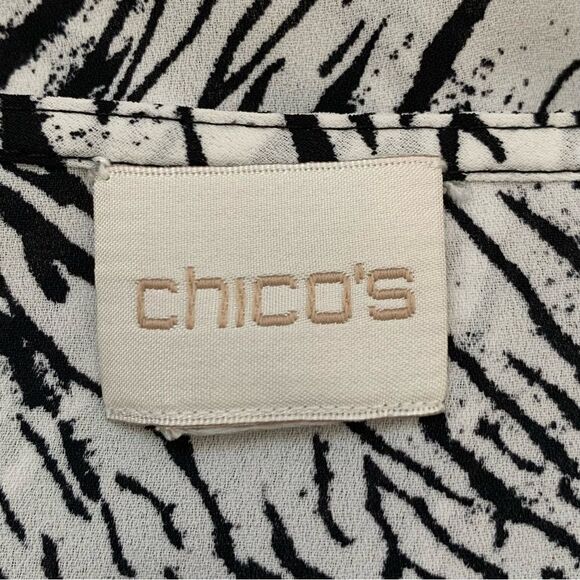 Chico’s Taffy High-Low Caftan Sleeve Tunic Kimono - Picture 10 of 12